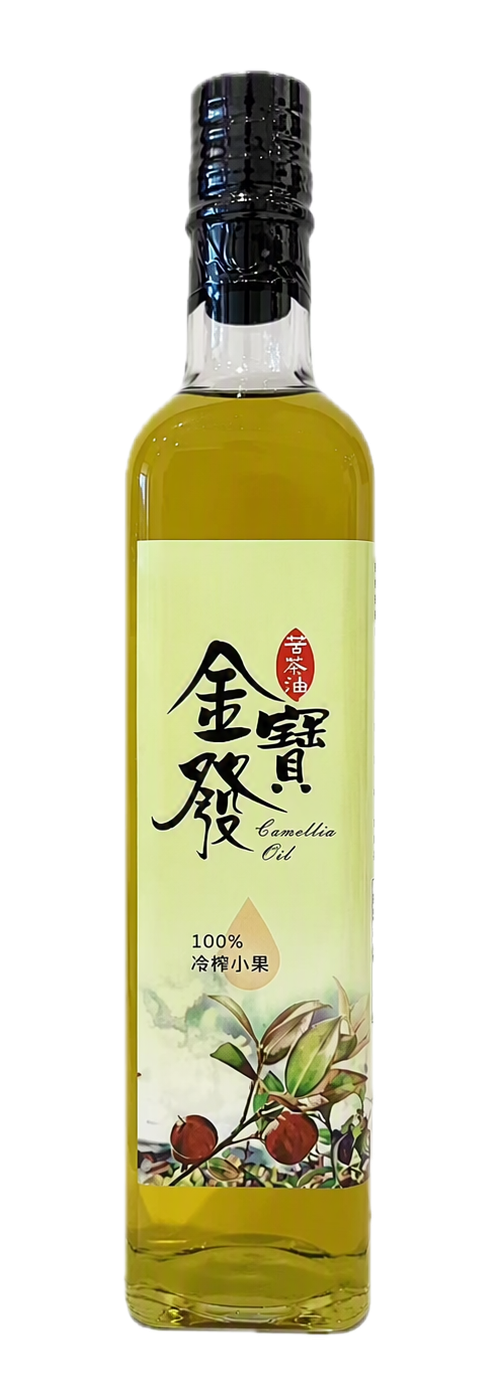金寶發綠色包裝 500ml 苦茶油
